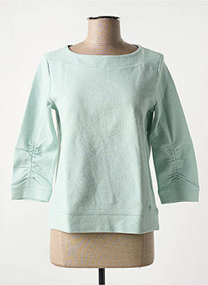 Hanorac elasticitate mâneci 3/4 verde TOM TAILOR femeie