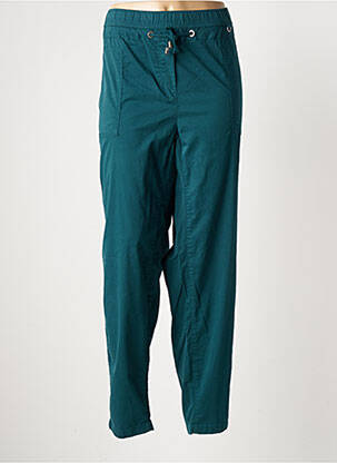 Pantalon slim talie elastică mărime normală verde CECIL femeie