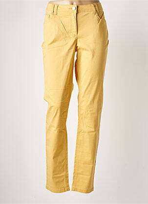 Blugi cu croială slim galben BRANDTEX femeie