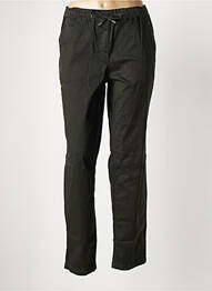 Pantalon chino țesătură poplin mărime normală verde CECIL femme