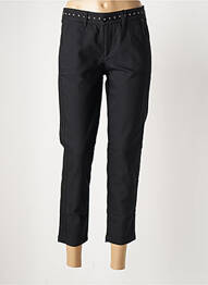Pantalon drept țesătură crep talie joasă negru FREEMAN T.PORTER femeie