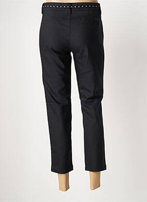 Pantalon drept țesătură crep talie joasă negru FREEMAN T.PORTER femeie
