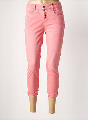 Blugi cu croială slim roz STREET ONE femeie