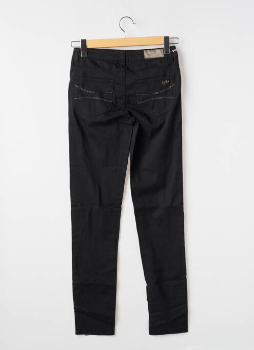 Pantalon slim talie joasă talie joasă negru LES P'TITES BOMBES femme