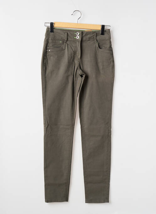 Blugi cu croială slim verde CECIL femeie