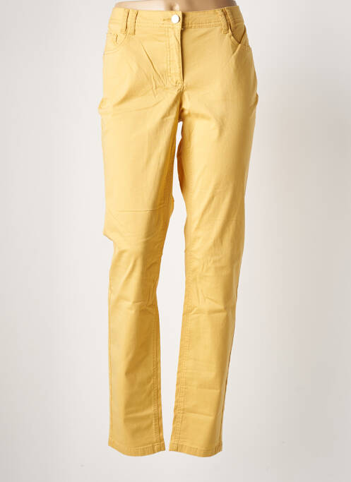 Blugi cu croială slim galben BRANDTEX femeie