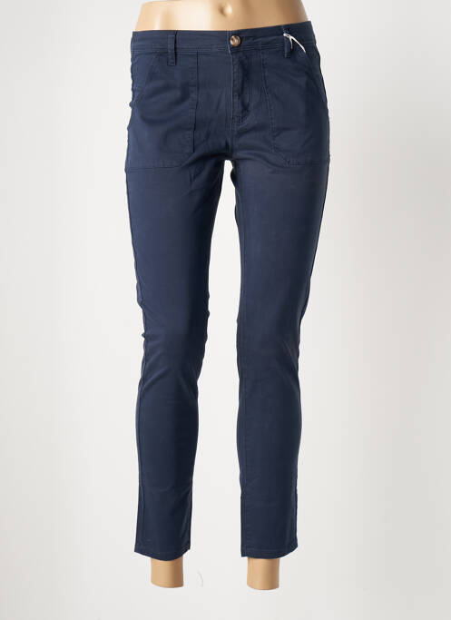 Pantalon 7/8 albastru F.A.M. femeie