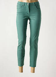Pantalon slim buzunare verde COPENHAGEN femeie