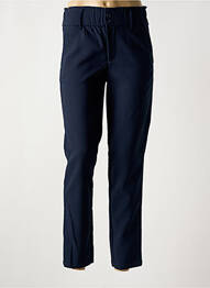 Pantalon drept talie elastică albastru STREET ONE femeie