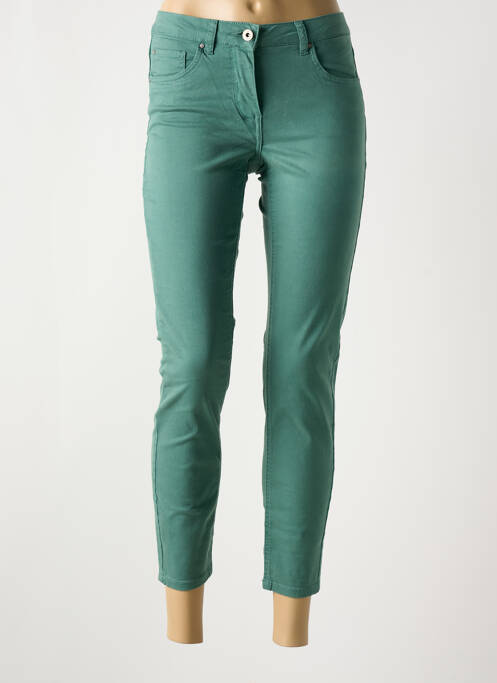 Pantalon slim verde COPENHAGEN femeie
