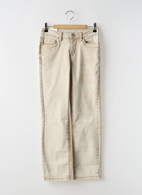 Pantalon drept bej TOM TAILOR femeie