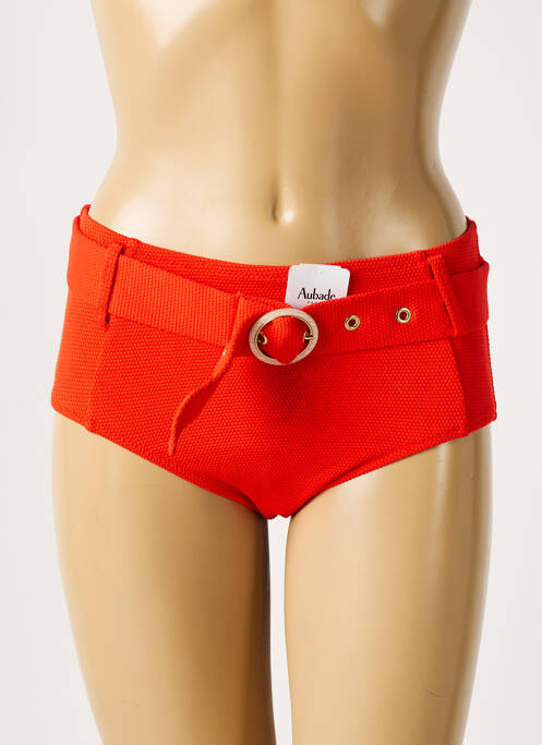 Chiloți de baie portocaliu AUBADE femeie