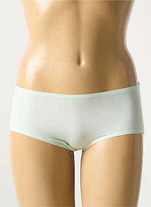 Shorty efect material satinat verde deschis MARIE JO femeie