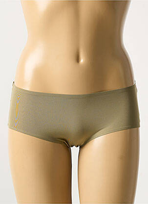 Shorty efect material satinat verde închis MARIE JO femeie