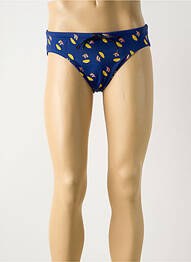 Slip de baie imprimeu fantezie albastru HOM homme