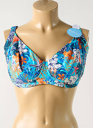 Sutien de costum de baie albastru OLYMPIA femeie