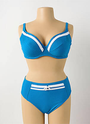 Costum de baie din două piese albastru LIDEA femeie