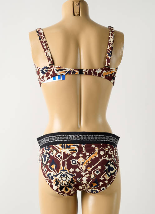 Costum de baie din două piese maro LIDEA femeie