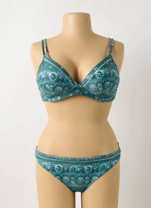 Costum de baie din două piese verde OLYMPIA femeie