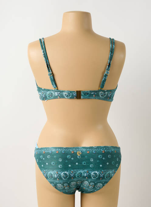 Costum de baie din două piese verde OLYMPIA femeie