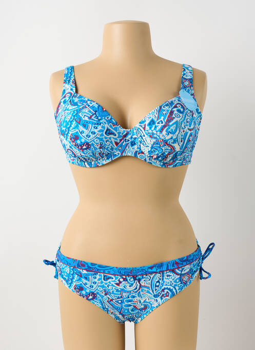 Costum de baie din două piese albastru OLYMPIA femeie