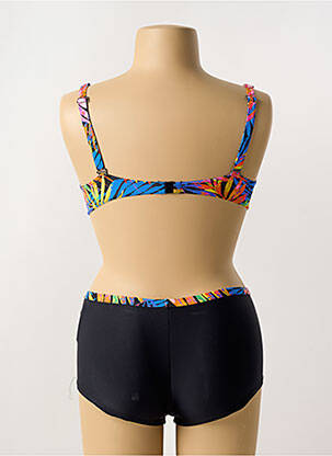 Costum de baie din două piese elasticitate sutien cupe întregi cu decolteu înalt albastru OCEAN WEAR femeie