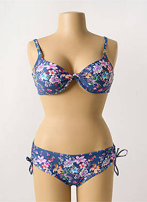 Costum de baie din două piese albastru OLYMPIA femeie