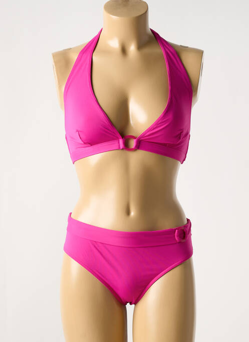 Costum de baie din două piese roz LIVIA femeie