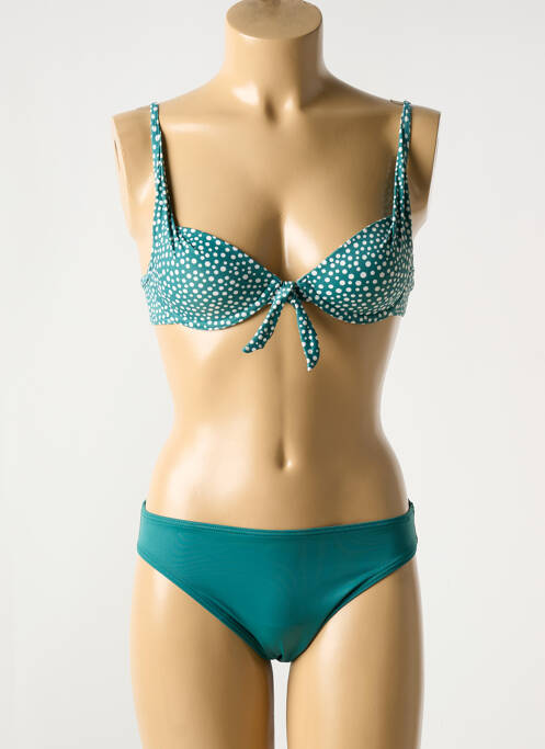 Costum de baie din două piese verde OLYMPIA femeie