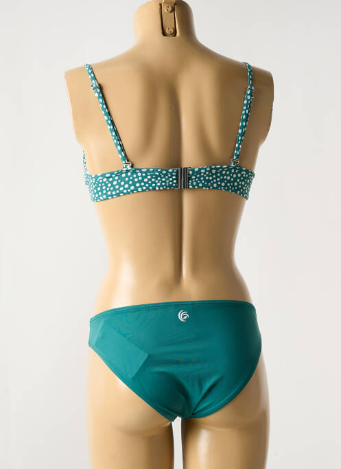 Costum de baie din două piese verde OLYMPIA femeie