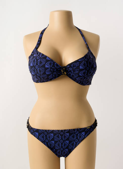 Costum de baie din două piese albastru LIVIA femeie