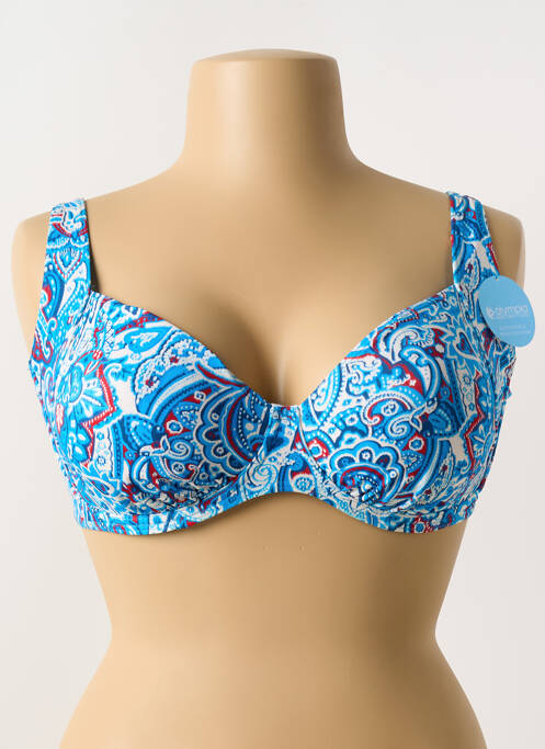 Sutien de costum de baie albastru OLYMPIA femeie