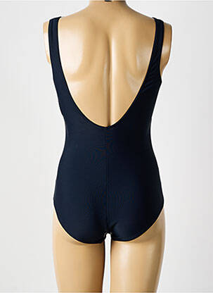 Costum de baie dintr-o singură piesă efect material satinat albastru SUNMARIN femeie