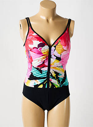 Costum de baie dintr-o singură piesă imprimeu fantezie top sutien modelat negru SUNFLAIR femeie