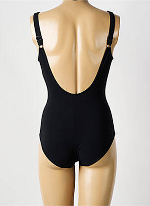 Costum de baie dintr-o singură piesă efect material satinat negru SUNFLAIR femeie