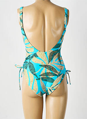 Costum de baie dintr-o singură piesă imprimeu fantezie top sutien modelat albastru SUNFLAIR femeie