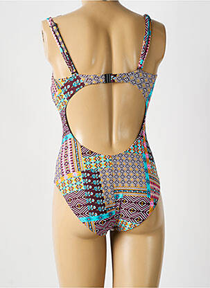 Costum de baie dintr-o singură piesă imprimeu fantezie top sutien modelat albastru SUNFLAIR femeie