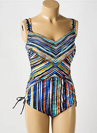 Costum de baie dintr-o singură piesă elasticitate top sutien modelat albastru SUNFLAIR femme