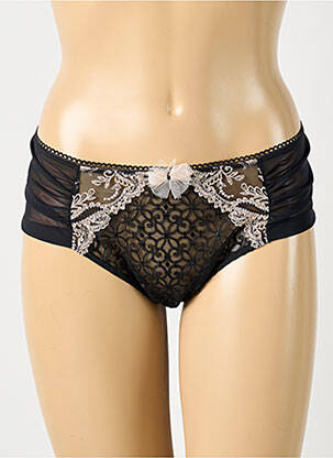Tanga elasticitate negru EMPREINTE femeie