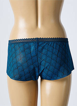 Shorty elasticitate albastru LOU femeie