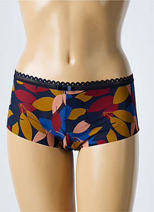 Shorty elasticitate albastru LOU femeie