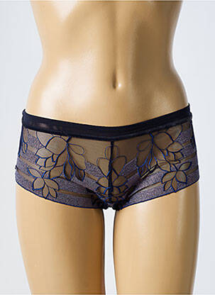 Shorty elasticitate albastru LOU femeie