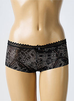 Shorty elasticitate negru LOU femeie