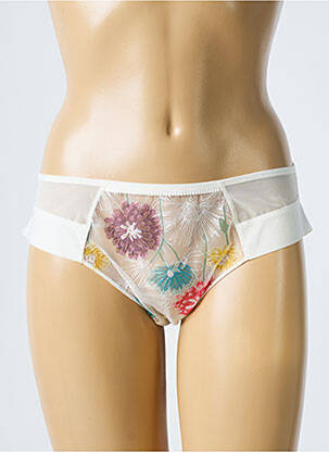 Shorty elasticitate alb LOU femeie