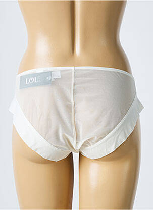 Shorty elasticitate alb LOU femeie