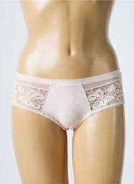 Shorty broderie dantelă de calais roz LOU femme
