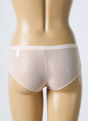 Shorty broderie dantelă de calais roz LOU femeie
