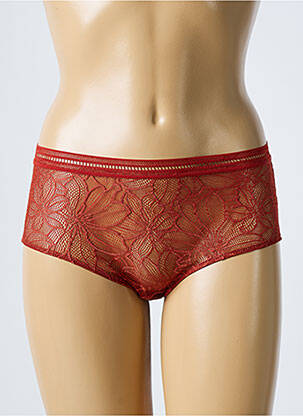 Shorty elasticitate maro LOU femeie