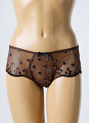 Shorty elasticitate maro LOU femeie