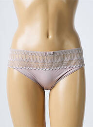 Chilot bi-materie violet LOU femme